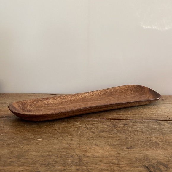 Pacific Merchants Acaciaware Wood Tray Catchall - Picture 10 of 10